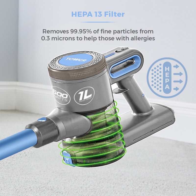 Tower Vl20 3In1 Performance Corded Vacuum Cleaner With Hepa Filter